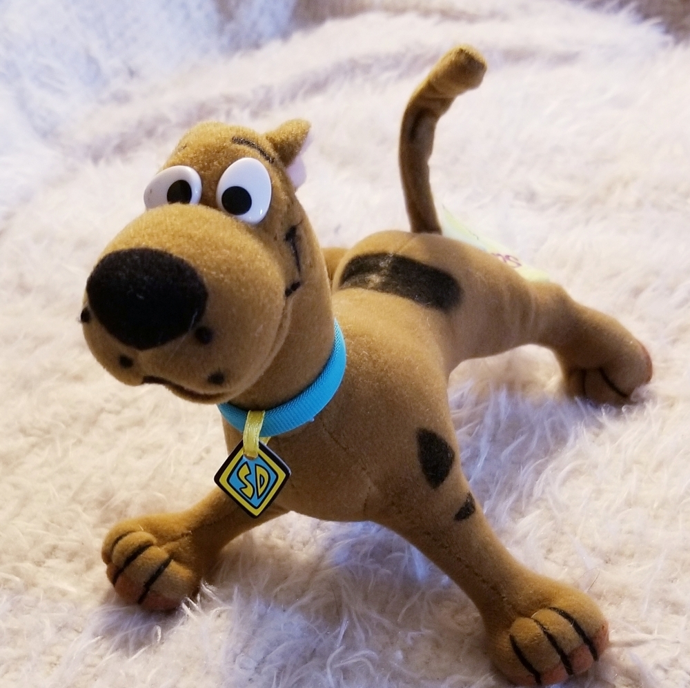 1998 Scooby Doo Plush Toy Stuffed Animal Poseble Cartoon Network Hanna Barbera